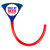 Head Rush Ultimate 2-Foot Beer Bong - Beer Funnel with Long Tube - Plastic, Red, White, Blue - 24 Inches