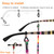 12 Pieces Glasses Strap Eyewear Retainer Sunglass Straps Chain Eyeglass Strap Lanyard Safety Eye Glasses String Holder Eyeglass Chains and Cords for Women/Men, Face Mask Lanyard for Kids (Colorful)
