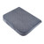 COMFORTANZA Large 19"x17"x3.25" Medium-Firm Memory Foam Seat Cushion with Cooling Effect, Washable Cover and Non-Slip Base for Office Chairs, Wheelchairs, Recliners, Cars - Back Pain Relief - Gray
