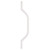 RecPro RV Grab Assist Handle | 9 1/2 Inches | Black or White | Exterior Assist Handle (2 Handles, White)-1769281130