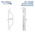 RecPro RV Grab Assist Handle | 9 1/2 Inches | Black or White | Exterior Assist Handle (2 Handles, White)-1769281130