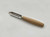 Tredoni 2.8" Vegetable Peeler Scraper & Core Extractor - Potato/Carrot/Apple Peeler - Wooden Handle, 7cm Inox Italian Stainless Steel