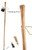 SE Survivor Series Heavy Duty Pine Wood Walking and Hiking Wooden Stick, 60" - WS632-60
