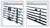 APS Compatible with Toyota Tacoma 2001-2004 1 PC Cover 3 Holes Main Upper Stainless Steel Chrome Polished 8x6 Horizontal Billet Front Grill Grille Insert T85465S
