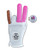 Scale Wear Design Funny Golf Glove Ball Marker - Plus Hat Clip Shocker Cabretta Leather Adult Men's Golf Gloves Gag Gift Mens 2 Pink 1 Brown Finger