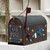 Heavy Duty Mailboxes for Outside, Post Mount Mailbox,Decorative Mailboxes Outside Courtyard Garden (Rusty-Bird)