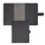 Eleven Discs™ Premium Faux Leather Discbound Notebook Folio Cover with Multiple Pockets and Secure Button Clasp - Notebook Not Included (Junior Size, Black)