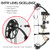 TOPOINT ARCHERY Starting Hunting Compound Bow Package for Beginner & Intermediate Archers Archery Equipment with All Accessories Kit DW:19-70LB, DL:19-30", IBO:320fps (Starting 31 Cream Color)
