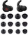 BLUEWALL Eartips Compatible with Beats Fit Pro Earbuds, S/M/L 3 Sizes Soft Silicone Earbuds Tips Replacement Eartips Compatible with Beats Fit Pro 6 Pairs Black