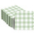 Xiangqu 120 Pcs Green Gingham Napkins, Disposable Sage Green Napkin Scalloped Green Baby Shower Cocktail Napkins Paper Plaid Napkin for Picnic, Wedding, Baby & Bridal Shower,5 x 5 Inches