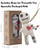 Umakeadeal Voodoo Doll Set Include Spell Cards and 7 Pcs Stress Relief Pins, Dammit Creepy Ghost Doll for Halloween Decoration Ornaments Fidget Toys Stress Relieving