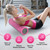 Yes4All Medium Firm PE Foam Rollers for Yoga & Pilates, Available in 12, 18, 24, 36 inch, Two-Layer PE Yoga Roller for Massage