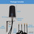 Proxicast Vandal Resistant 4x4 MIMO Low Profile 4G/5G Omni-Directional Screw Mount Antenna - 10 ft Coax Leads - for Cisco, Cradlepoint, Digi, Pepwave, Sierra Wireless and Others (ANT-121-M44)