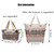 WANNES Large Capacity Travel Luggage Bag, Women's Tote Bag to Carry Airplane Fits Under Seat, Men's Short Business Carry-on Sports Gym Dry and Wet Separation Bag（Elegant Coffee）