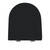 WinZo UF069B Small U Shaped Toilet Seat Soft Closing For Compact D Shaped Toilet Heavy Duty,Matte Black