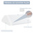 Foamalusion Knee Wedge Pillow Bed Wedge Pillow for Sleeping, Wedge Pillows for After Surgery Leg Pillow for Knee Pain Relief, Back Pain, Sciatica, Hip Support Foamalusion Knee Wedge Pillow Bed Wedge Pillow for Sleeping, Wedge Pillows for After Surgery Leg Pillow for Knee Pain Relief, Back Pain, Sciatica, Hip Support