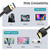 AKWOR 6.6FT USB to HDMI Adapter Cable, USB to HDMI Male 1080P HD Monitor Display Audio Video Converter Cable Cord Comaptible with Windows 7/8/8.1/10