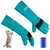 Uzhika Animal Handling Glove Anti Scratch Protective Gloves for Training Dogs Cat Bird Snake Parrot Lizard Wild Animals Reptiles - Bite Resistant Gloves (Blue)