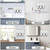prosfalt 3 x 500ml per Cup Wall Mounted Manual Soap Dispenser for Home, Bath, Kitchen, Hotels, Restaurants. Shower and Lotion Dispenser(White)