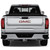 iPick Image Made for GMC Sierra 3D Logo on Black Oval Billet Aluminum 2 inch Tow Hitch Cover