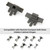 Ravinte 20 Pack Cabinet Door Angle Restriction for Soft Close Hinges, 86 Degree Kitchen Cabinet Door Restraints, Hinge Opening Angle Restrictor Clip