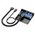 GRAUGEAR 3.5 Inch Front Panel USB C Hub, SD/microSD Internal Card Reader, 20Gbps USB 3.2 Gen 2x2, USB3.2 Type-E Key-A 20-Pin Header & USB3.0 Header & 15-Pin SATA Power Connector Required [G-MP01CR]