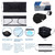 Disposable 50 Pack Face Mask 3 Ply Filter Protection, 50 Disposable Protective Mask (50 Pieces, Black)