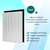 Lhari D360 True HEPA Replacement Filter D3 Compatible with Winix D360 Air Purifier, Item Number 1712-0101-02, 2 H13 True HEPA Filters with 8 Carbon Pre-filters