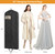 MISSLO 65" Long Garment Bags for Travel Dress Bags for Hanging Clothes Wedding Dress Cover Waterproof Clothes Protector for Closet Storage 2 Packs for Gowns, Tuxedos, Coats, Black MISSLO 65" Long Garment Bags for Travel Dress Bags for Hanging Clothes Wedding Dress Cover Waterproof Clothes Protector for Closet Storage 2 Packs for Gowns, Tuxedos, Coats, Black