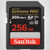 SanDisk 256GB Extreme PRO SDXC UHS-I Memory Card - C10, U3, V30, 4K UHD, SD Card - SDSDXXD-256G-GN4IN, Dark gray/Black