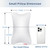 Pro Goleem Small Pillow 11’’x6’’x2.5’’ for Kids and Baby Sleeping with Name Tag Mini Tiny Pillow for Camping and Chair Car Air Nap Neck Lumbar Knee Rest Pillows, White