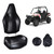 PIT66 Seat Cover Kit, Compatible with Polaris RZR 570 2012-2018/ Polaris RZR 800 2008-2014/ Polaris RZR 900 2011-2014/ ACE 325/570 2014-2017 Vinyl Black