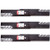 3PK Oregon 596-319 G5 Gator Blades for 60" Hustler 602771, 603992, 793794Q