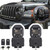 YOCTM Anti-thief Locking Hood Look Catch Latches Kit For Jeep Wrangler JL 2018 2019 2020 2021 2022 2023 2025 Gladiator JT Accessories