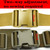 2 inch Buckle, Quick Side Release Buckles for 2" /50mm Nylon Webbing Straps 2 Set Plastic Buckle+4PCS Tri-Glide Slides Dual Adjustable Clips Snaps Heavy Duty Replacement for Backpack White