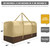 Outdoor Cushion Storage Bag Extra Large 420D Oxford Waterproof Dust Proof Outdoor Zippered Patio Cushion Storage Bag (Beige)
