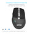 Arteck Wireless Bluetooth Mouse with Nano USB Receiver, Black, 4-Month Battery Life, Ergonomic Design