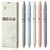 FIOVER 5pcs Gel Pens Quick Dry Ink Pens Fine Point Premium Retractable Rolling Ball Gel Pens Black Ink Smooth Writing for School Office Home