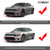 Front Bumper Lip Splitter Protector Replacement for 2015-2024 2025 Dodge Charger Scat Pack/SRT Models and 2019-2023 2024 GT/RT/SCAT Models