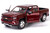 2017 Chevy Silverado 1500 LT Z71 Crew Cab Pickup Truck Burgundy Red 1/24 Diecast Model by Motormax 79348