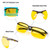 Night Driving Glasses Anti Glare Polarized - Night Vision Tac Glasses - Stylish Case for Driving Nighttime