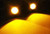 Vital All-Terrain Amber LED Front Turn Signal Lights for Jeep Wrangler Tube/Flat Fenders - JK TJ YJ CJ Rubicon Sahara