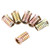 20Pcs/Pack M6 Threaded Inserts, Zinc Alloy Furniture Hex Drive Nut Threaded Insert Wood Insert Nuts Assortment (M6x25mm)