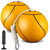VioraWhite Tetherball, 2 in 1 Tether Balls and Rope Set Game Replacement Yellow Tetherball Set Rubber Tether Ball Equipment for Adults Indoor Outdoor Playground Yard Backyard Play