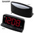 Sharp LED Digital Alarm Clock – Simple Operation - Easy to See Large Numbers, Built in Night Light, Loud Beep Alarm with Snooze, Bright Big Red Digit Display