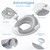ANGELBLISS Baby Potty Training Toilet Seat with Soft Cushion Handles, Haute Collection, Double Anti-Slip Design and Splash Guard for Boys and Girls (Grey) ANGELBLISS Baby Potty Training Toilet Seat with Soft Cushion Handles, Haute Collection, Double Anti-Slip Design and Splash Guard for Boys and Girls (Grey)