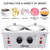 Double Wax Warmer Professional Electric Wax Heater Machine for Hair Removal, Dual Waxing Pot Paraffin Facial Skin Body SPA Salon Equipment with Adjustable Temperature Set