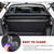Powerty Cargo Cover for 2015-2019 2020 Honda Fit Accessories Trunk Cover Retractable Trunk Shielding Shade Cargo Luggage Cover Black