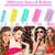 30 Pieces Plastic Hair Rollers - Self-Grip Curlers in 5 Sizes, No Heat Required for DIY Hair Styling and Salon Use