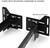 2 Pcs Bed Frame Brackets Adapter for Headboard Extra, Heavy Duty Bed Modification Plate, Headboard Attachment Bracket with Hardware